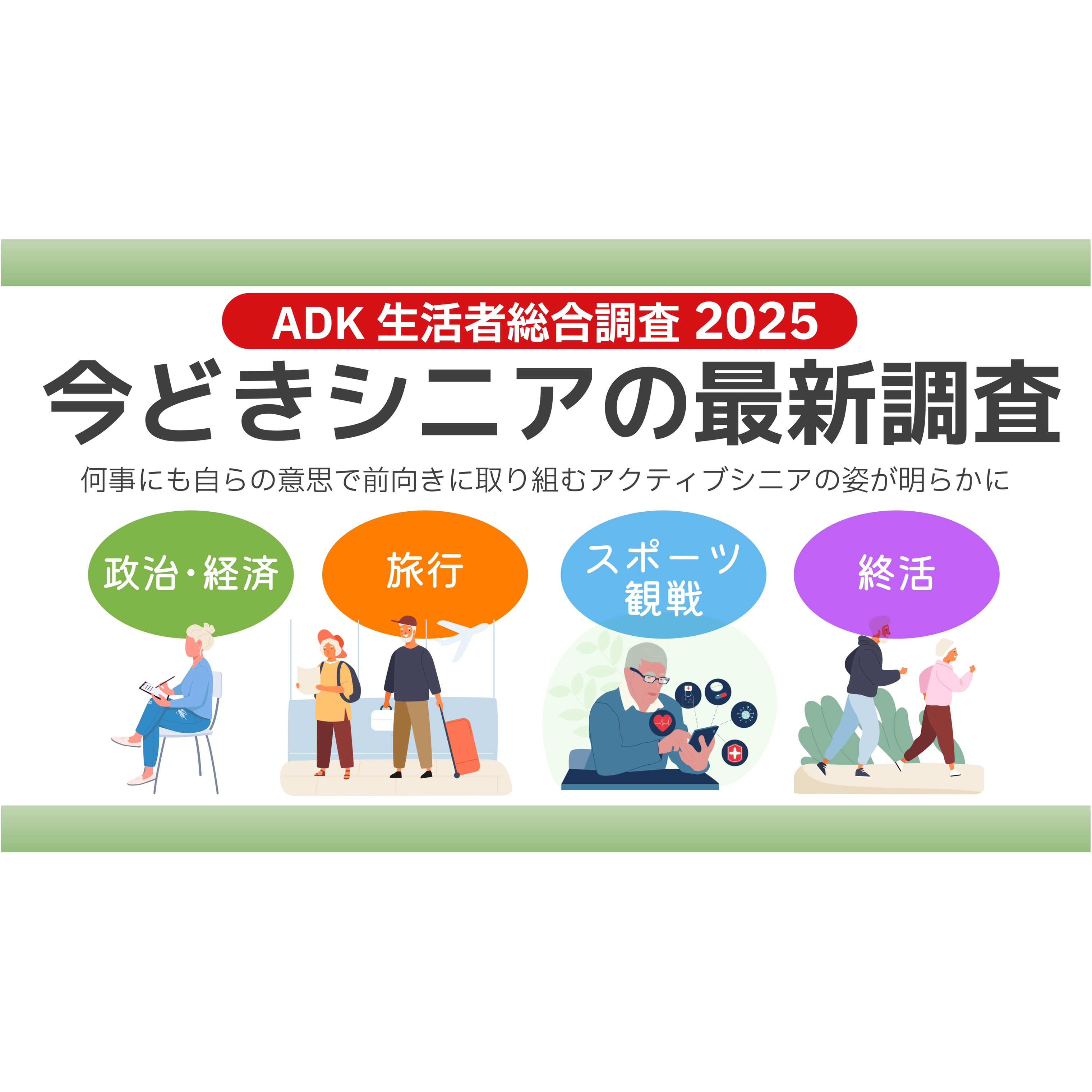 ADKマーケティング・ソリューションズ、「ADK生活者総合調査2025」より『今どきシニアの最新調査結果2025』を発表
